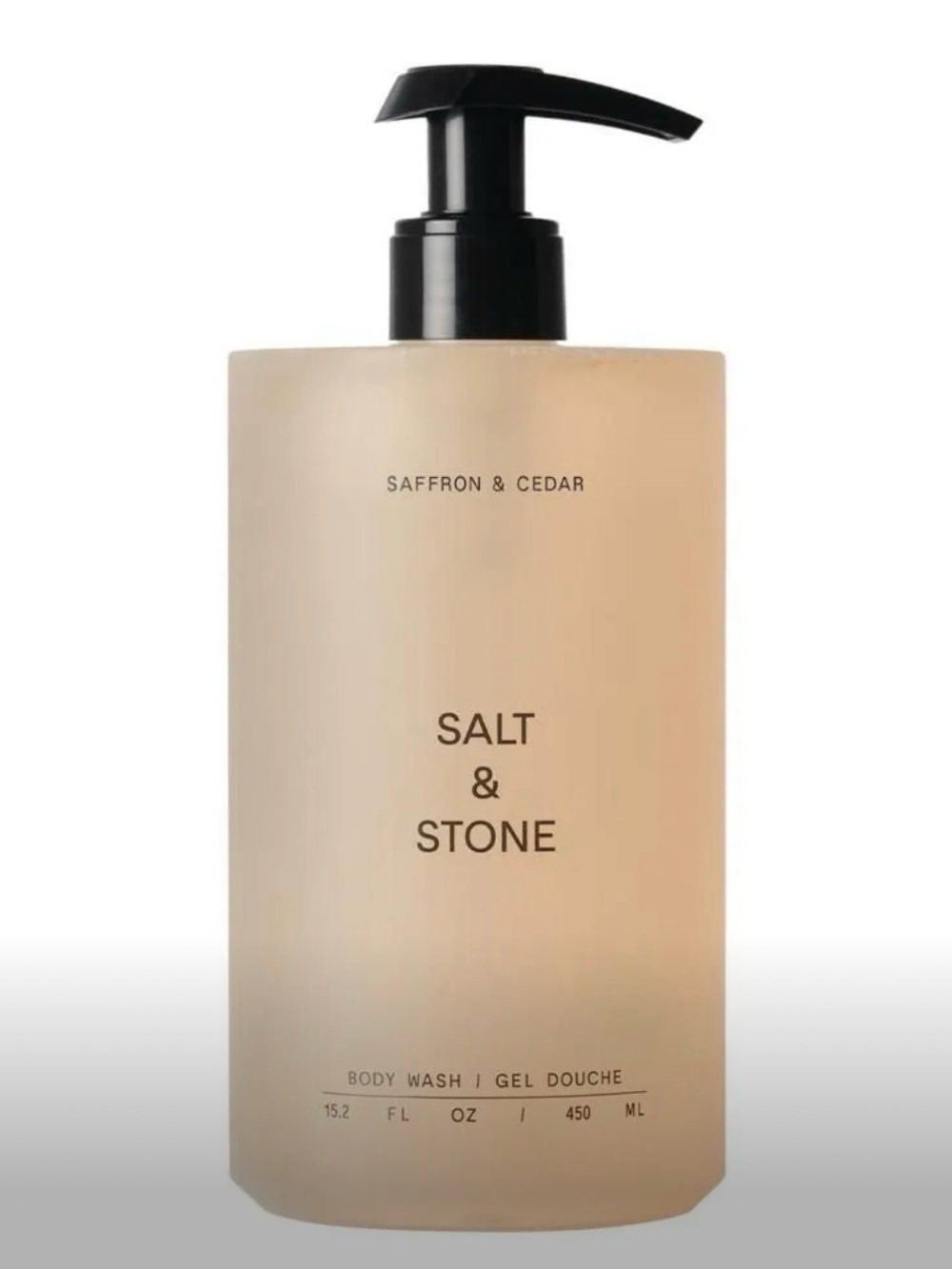 Salt & Stone Saffron & Cedar Body Wash — 450 ml